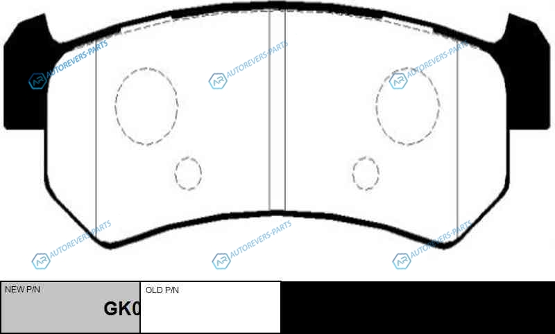 CKKD-14  GK0442 Колодки тормозные дисковые | зад