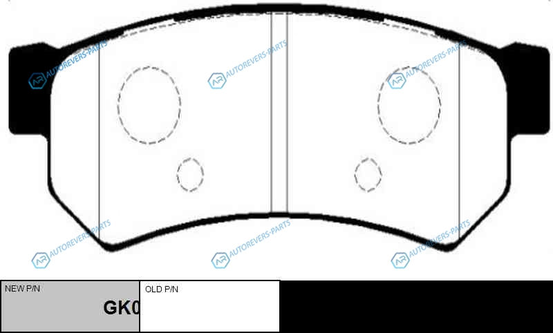 CKKD-20  GK0448 Колодки тормозные дисковые | зад