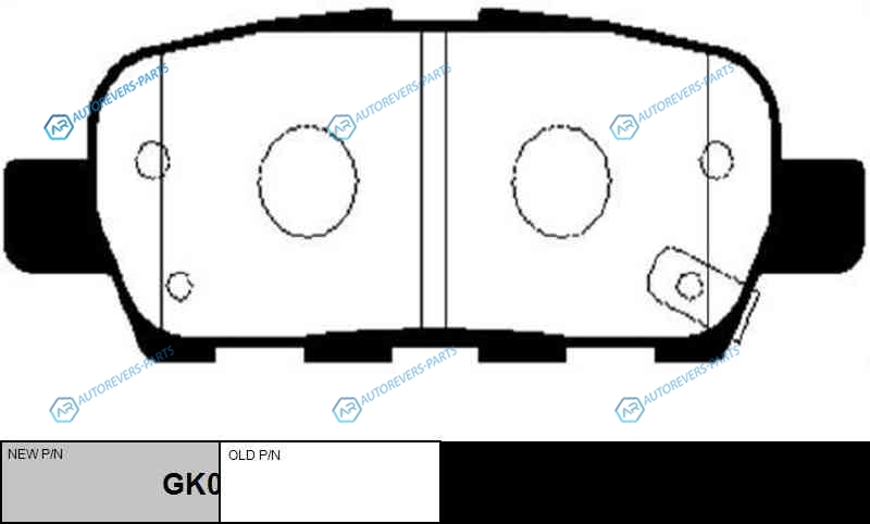 CKSS-7  GK0981 Колодки тормозные дисковые | зад