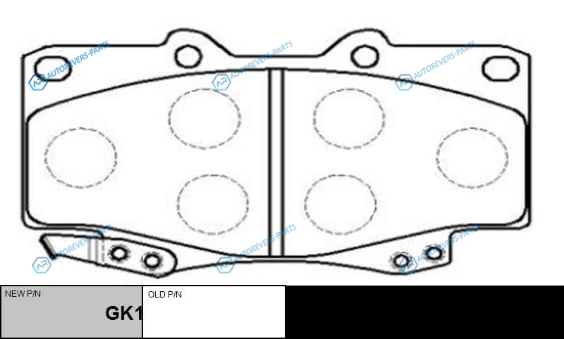 CKT-13  GK1027 Колодки тормозные дисковые | перед