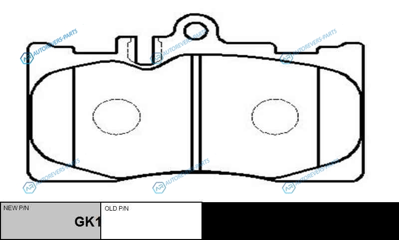 CKT-33  GK1047 Колодки тормозные дисковые | перед