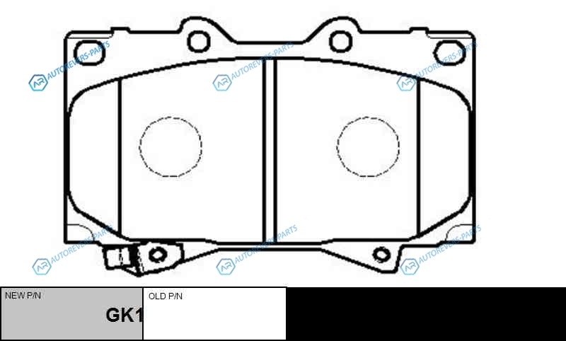 CKT-29  GK1043 Колодки тормозные дисковые | перед