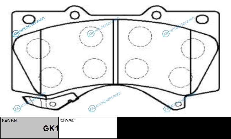 CKT-61  GK1075 Колодки тормозные дисковые | перед
