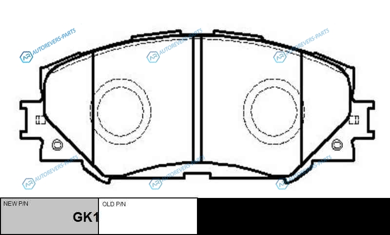 CKT-48  GK1062 Колодки тормозные дисковые | перед