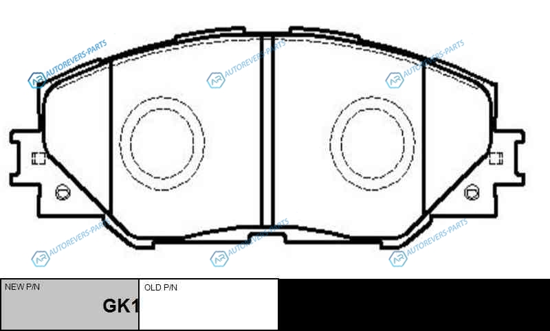 CKT-49  GK1063 Колодки тормозные дисковые | перед