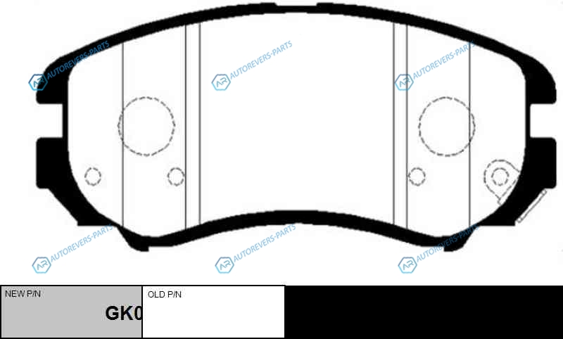CKKH-37  GK0491 Колодки тормозные дисковые | перед