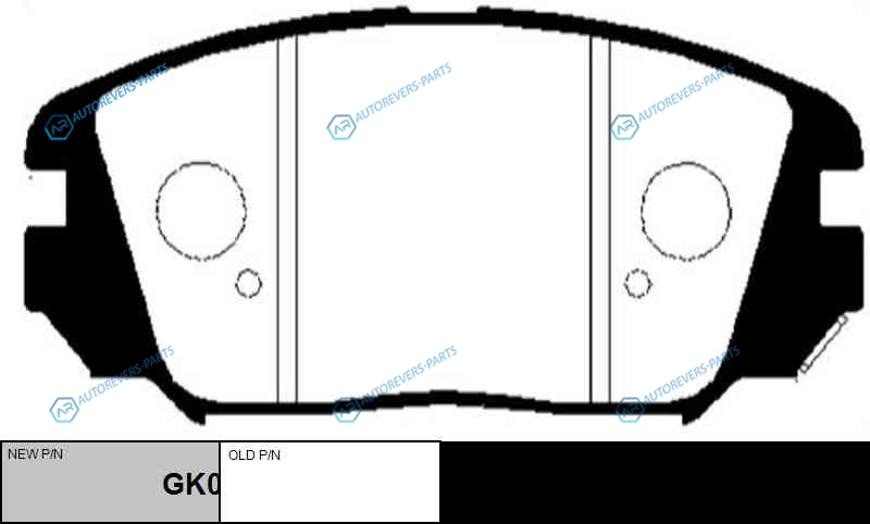 CKKH-31  GK0485 Колодки тормозные дисковые | перед