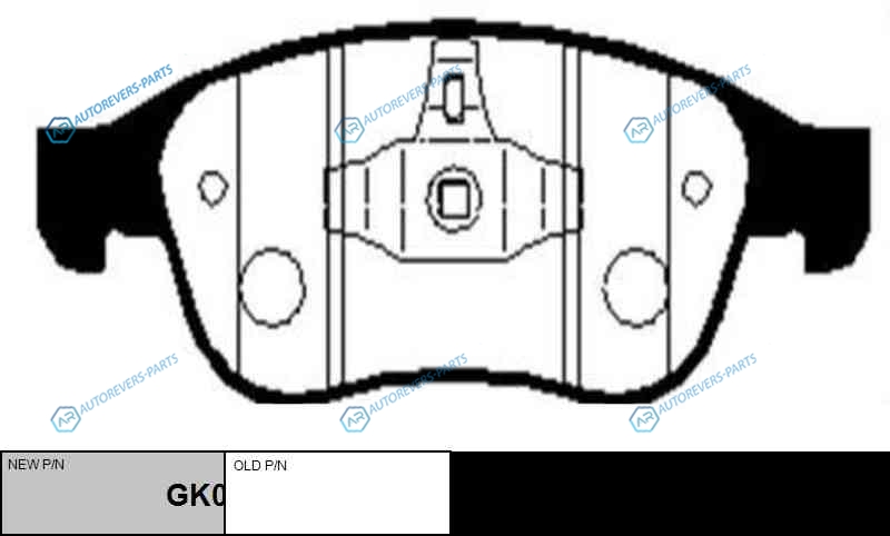 CKSS-9  GK0983 Колодки тормозные дисковые | перед
