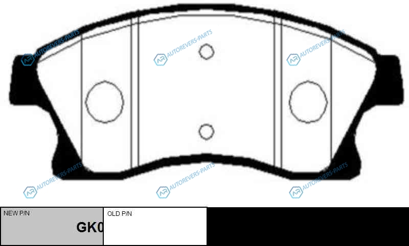 CKKD-21  GK0449 Колодки тормозные дисковые | перед