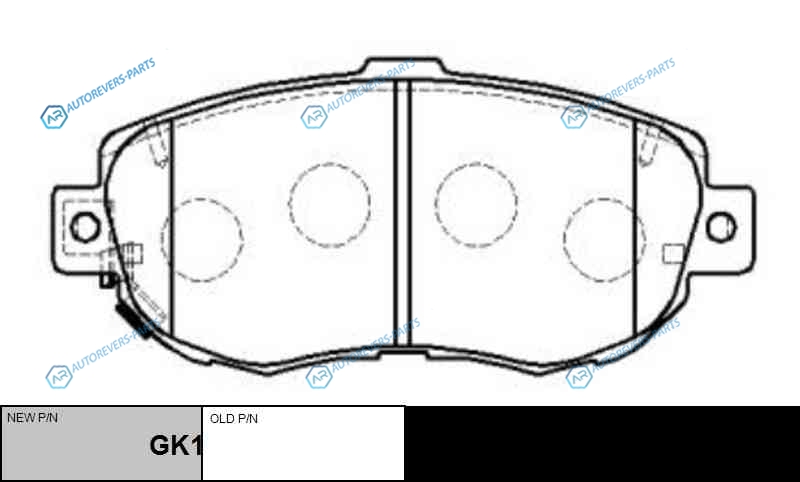CKT-25  GK1039 Колодки тормозные дисковые | перед