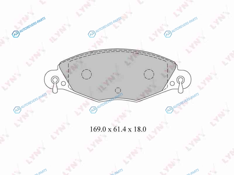 BD-2209 Колодки тормозные дисковые | перед
