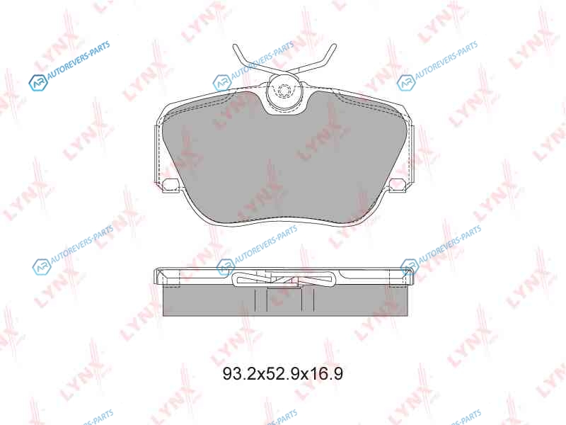 BD-5304 Колодки тормозные дисковые | перед
