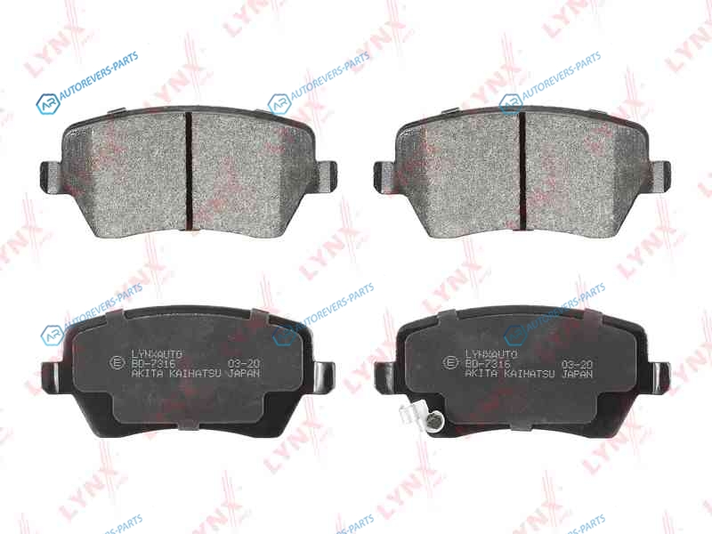 BD-7316 Колодки тормозные дисковые | перед