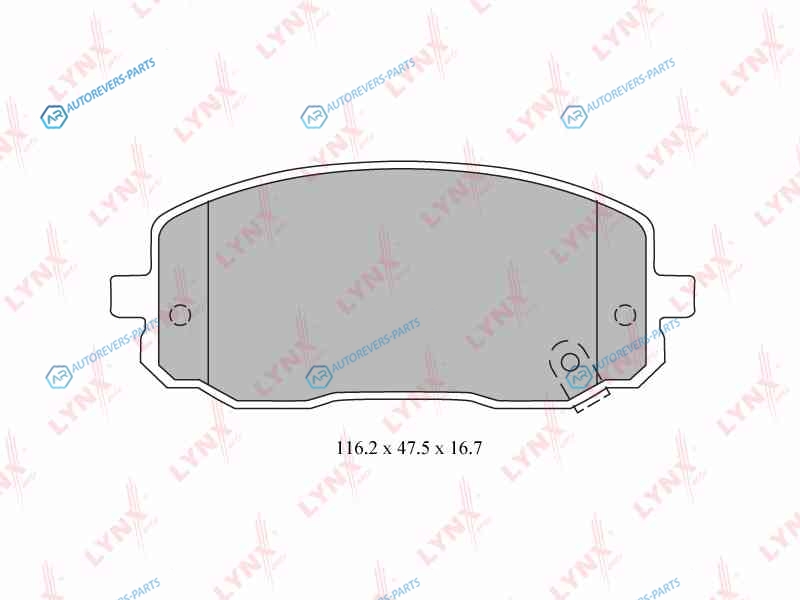 BD-4409 Колодки тормозные дисковые | перед