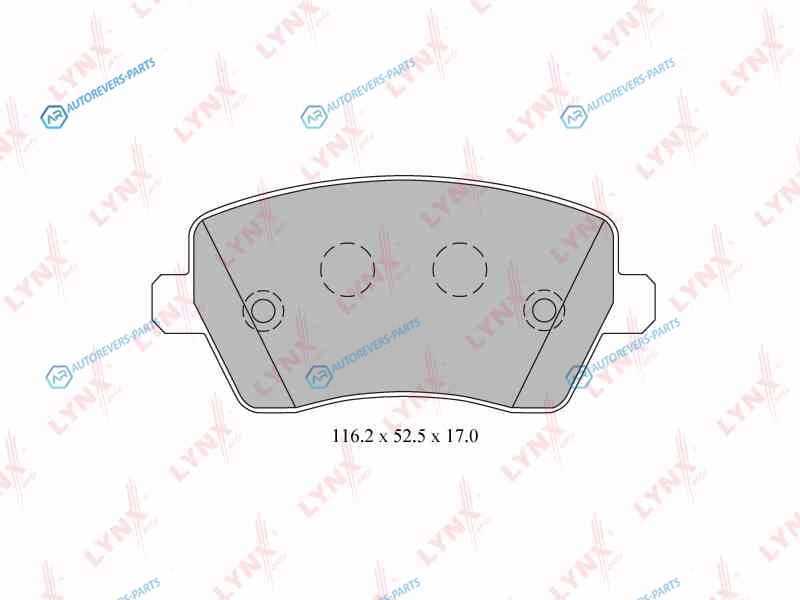 BD-5739 Колодки тормозные дисковые | перед