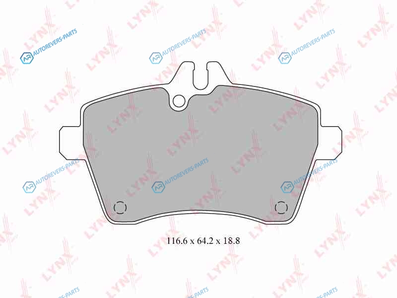 BD-5308 Колодки тормозные дисковые | перед