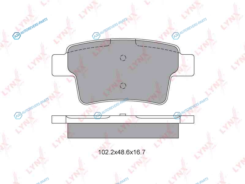 BD-2226 Колодки тормозные дисковые | зад