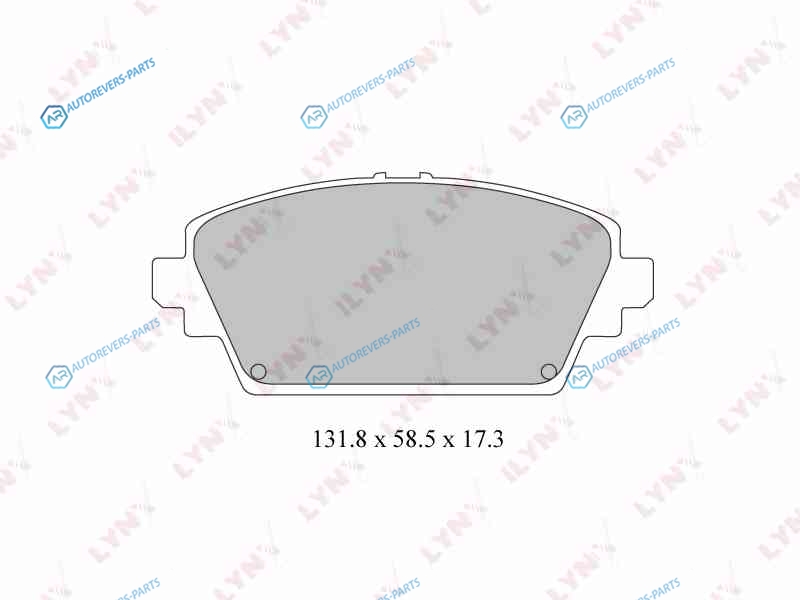BD-3422 Колодки тормозные дисковые | перед