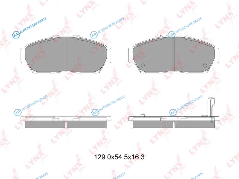 BD-3433 Колодки тормозные дисковые | перед