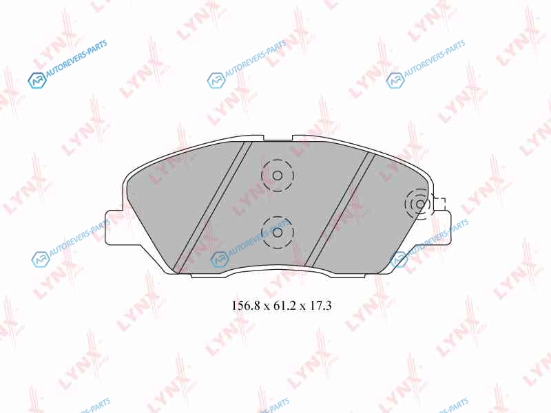 BD-3615 Колодки тормозные дисковые | перед