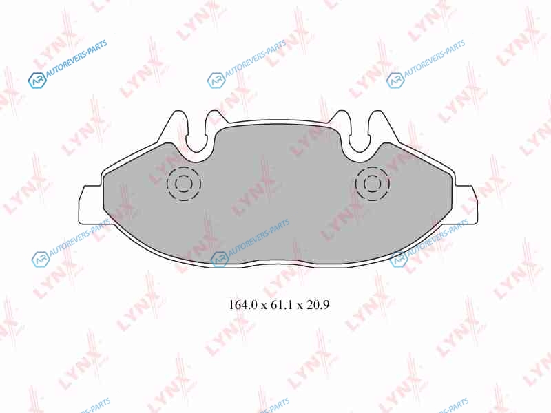 BD-5348 Колодки тормозные дисковые | перед