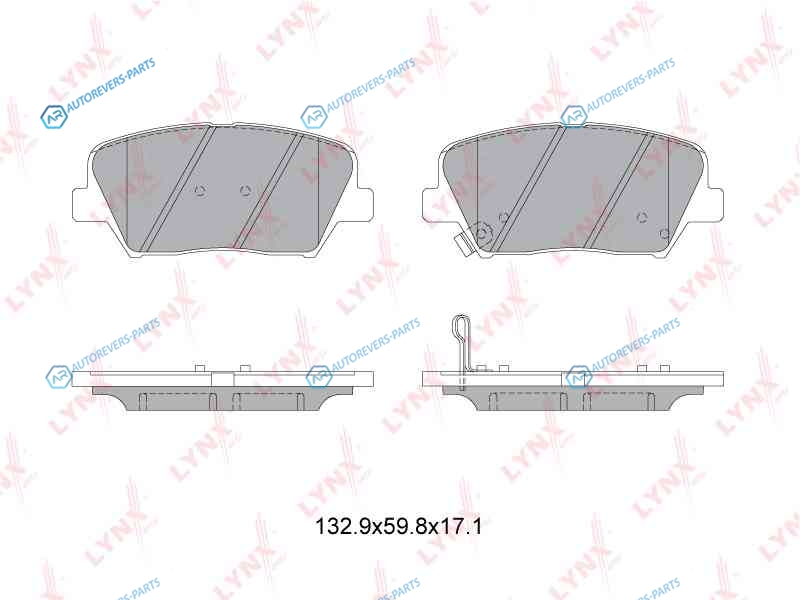 BD-3630 Колодки тормозные передние | перед