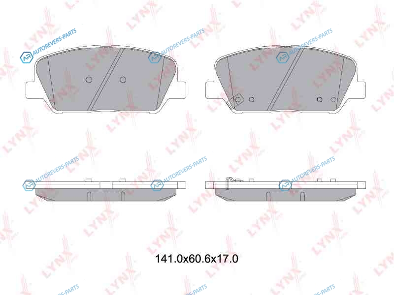 BD-3631 Колодки тормозные дисковые | перед
