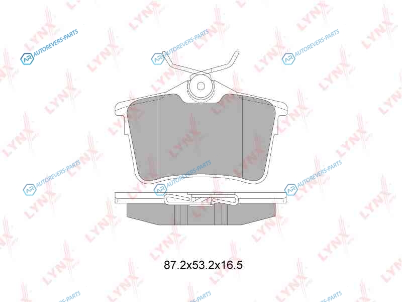 BD-6113 Колодки тормозные дисковые | зад