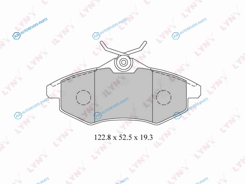 BD-2204 Колодки тормозные дисковые | перед