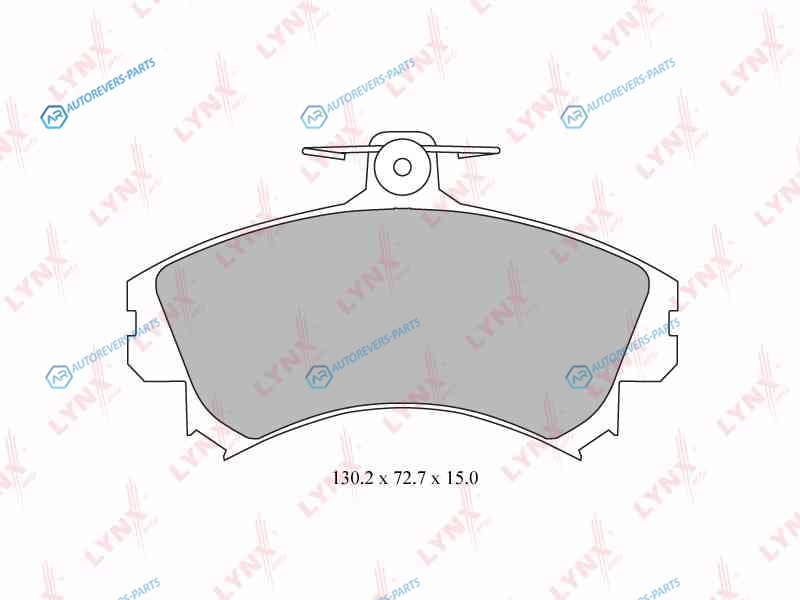 BD-5526 Колодки тормозные дисковые | перед