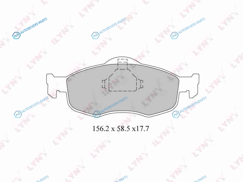 BD-3011 Колодки тормозные дисковые | перед