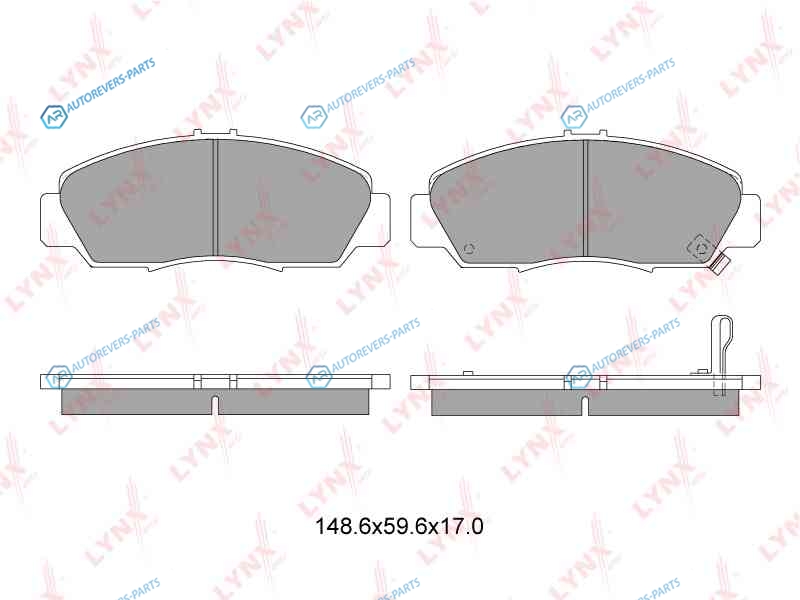 BD-3411 Колодки тормозные дисковые | перед