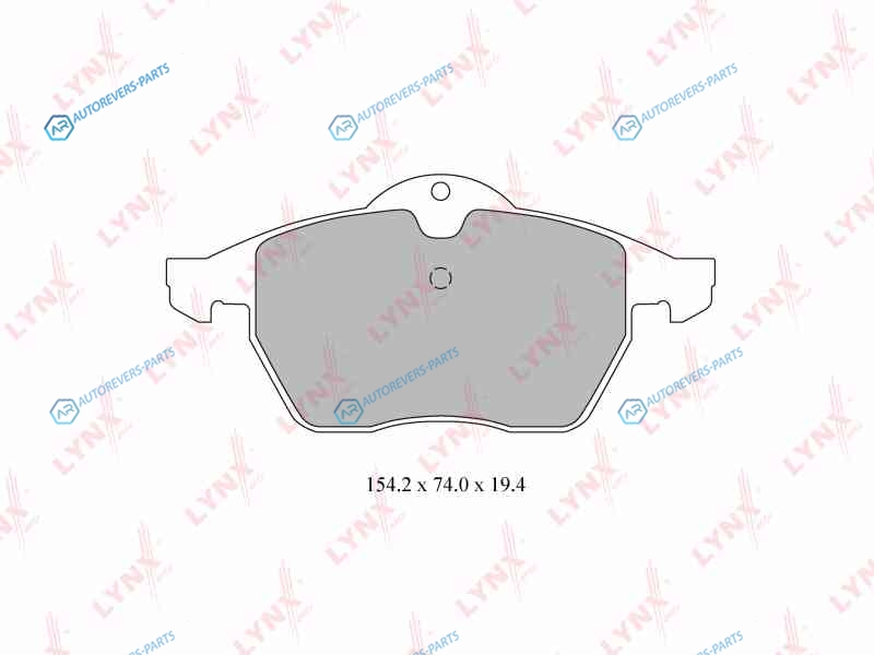 BD-5914 Колодки тормозные дисковые | перед