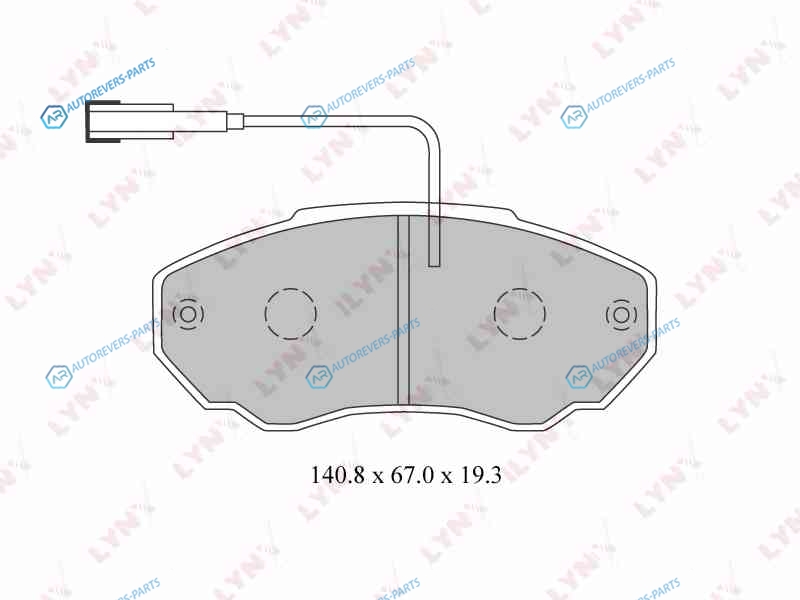 BD-2215 Колодки тормозные дисковые | перед