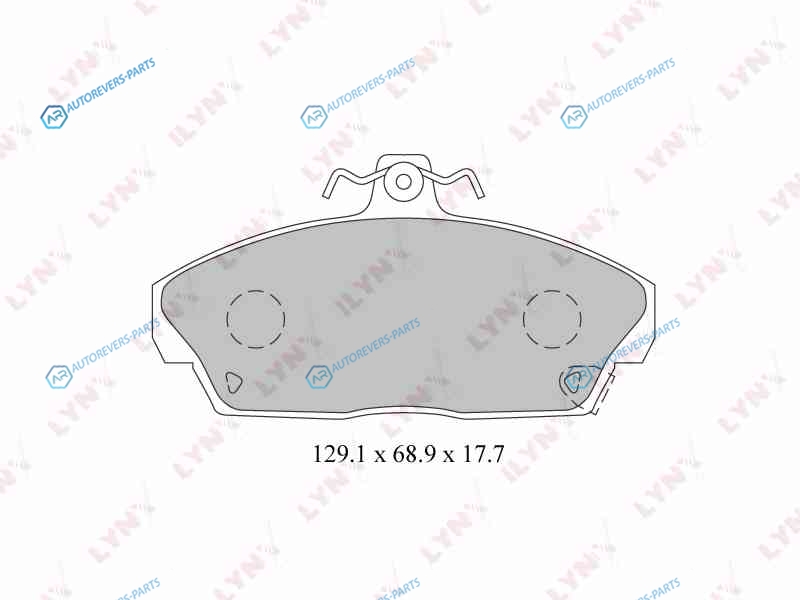 BD-3426 Колодки тормозные дисковые | перед