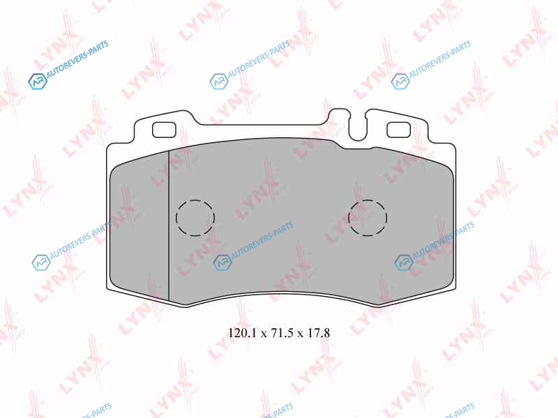 BD-5327 Колодки тормозные дисковые | перед