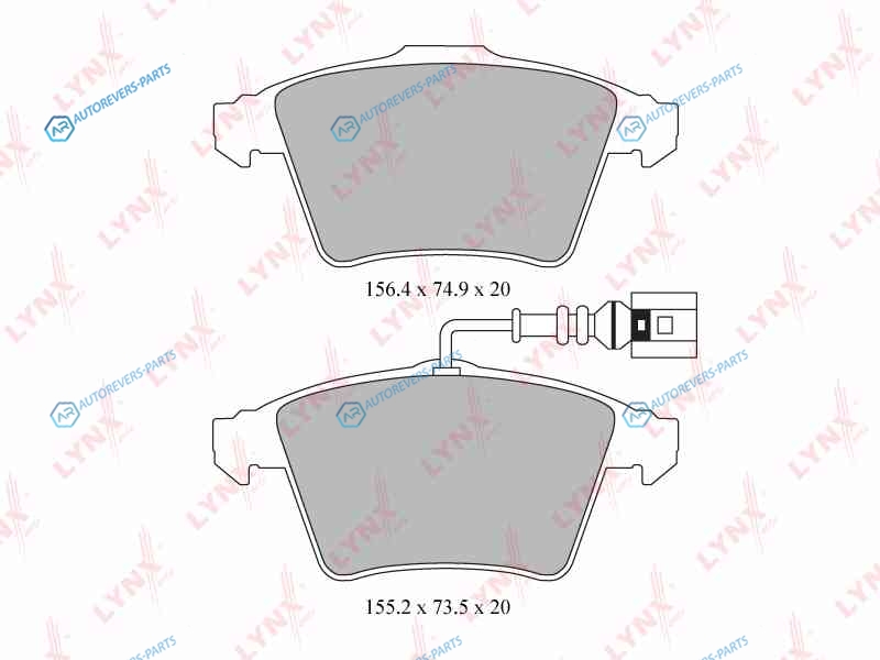 BD-8006 Колодки тормозные дисковые | перед