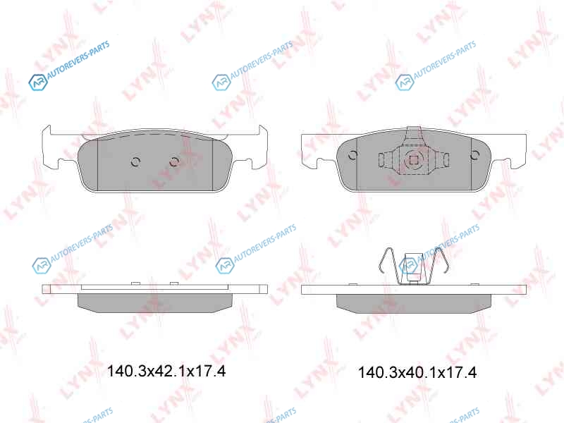 BD-6322 Колодки тормозные дисковые | перед