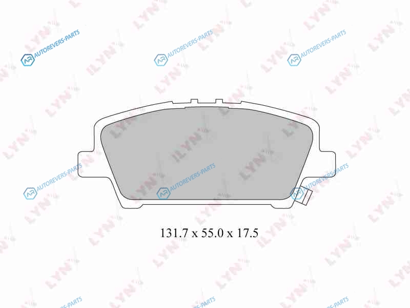 BD-3427 Колодки тормозные дисковые | перед