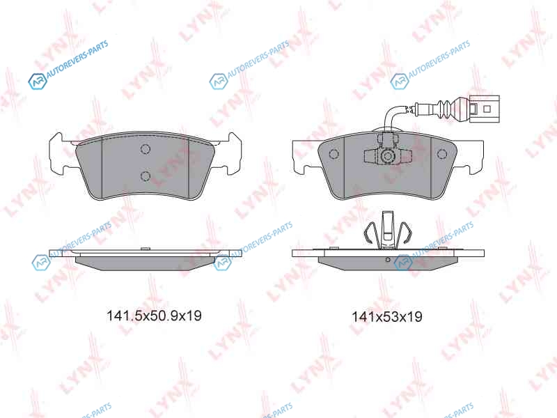 BD-8039 Колодки тормозные дисковые | зад