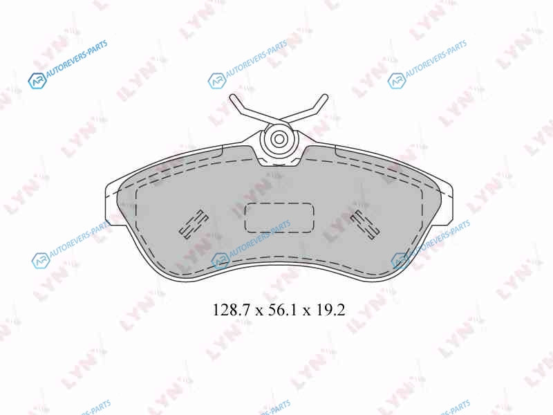 BD-2205 Колодки тормозные дисковые | перед