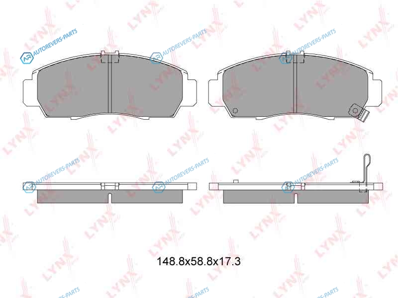BD-3403 Колодки тормозные дисковые | перед