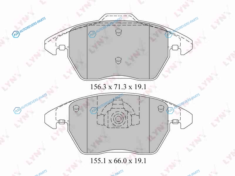 BD-2206 Колодки тормозные дисковые | перед