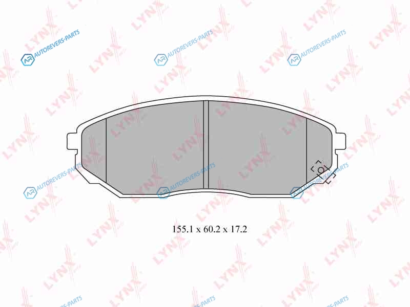 BD-4411 Колодки тормозные дисковые | перед
