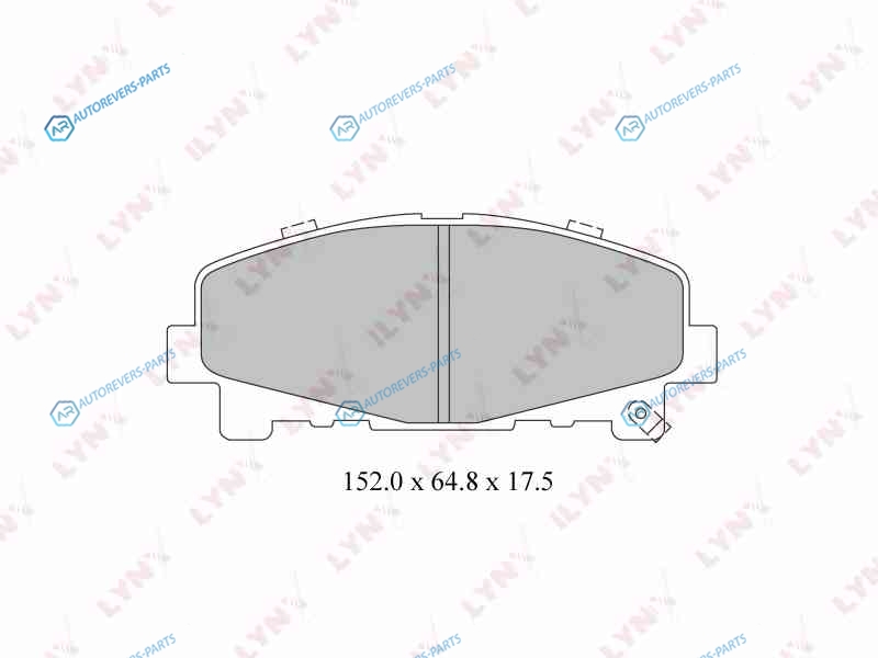 BD-3424 Колодки тормозные дисковые | перед