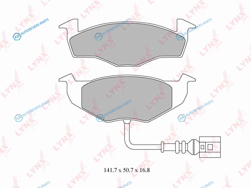 BD-8017 Колодки тормозные дисковые | перед