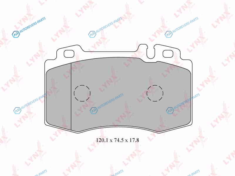 BD-5324 Колодки тормозные дисковые | перед