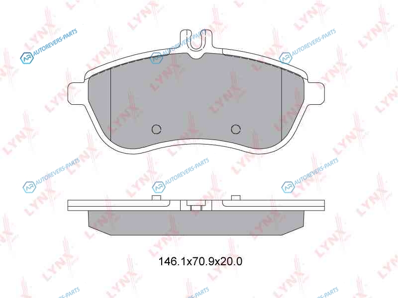 BD-5318 Колодки тормозные дисковые | перед