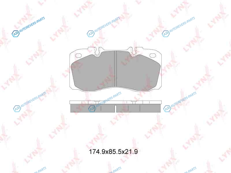 BD-2831 Колодки тормозные дисковые | перед