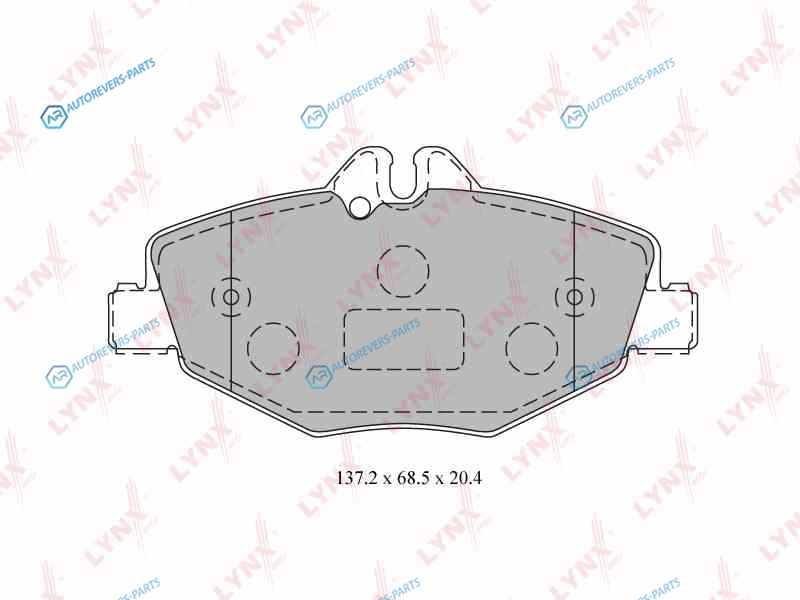 BD-5323 Колодки тормозные дисковые | перед